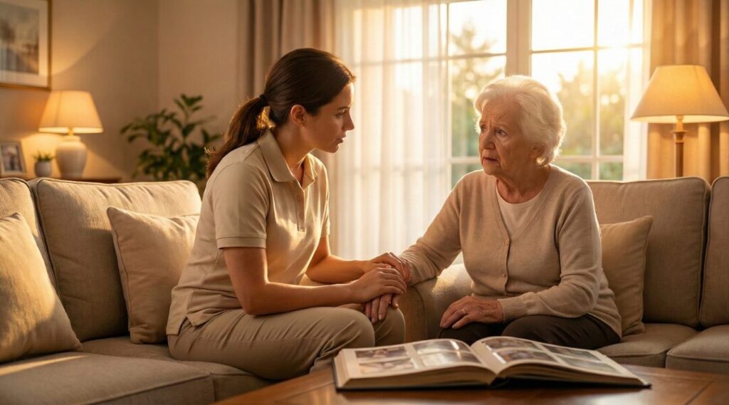Alzheimer e a Síndrome do Por-do-Sol: Como Gerir a Agitação do Final do Dia